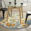 image:imageNourison Home Aloha Multicolor 6 x 9 Area Rug  Easy Clean Non Shedding Bed Room Living Room Dining Room Kitchen 6 x 9Multi Color