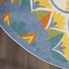 image:imageNourison Home Aloha Multicolor 6 x 9 Area Rug  Easy Clean Non Shedding Bed Room Living Room Dining Room Kitchen 6 x 9Multi Color