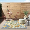 image:imageNourison Home Aloha Multicolor 6 x 9 Area Rug  Easy Clean Non Shedding Bed Room Living Room Dining Room Kitchen 6 x 9Multi Color