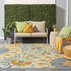 image:imageNourison Home Aloha Multicolor 6 x 9 Area Rug  Easy Clean Non Shedding Bed Room Living Room Dining Room Kitchen 6 x 9Multi Color