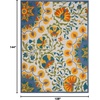 image:imageNourison Home Aloha Multicolor 6 x 9 Area Rug  Easy Clean Non Shedding Bed Room Living Room Dining Room Kitchen 6 x 9Multi Color