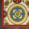 image:imageNourison Home Aloha Multicolor 6 x 9 Area Rug  Easy Clean Non Shedding Bed Room Living Room Dining Room Kitchen 6 x 9RedMulti
