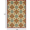 image:imageNourison Home Aloha Multicolor 6 x 9 Area Rug  Easy Clean Non Shedding Bed Room Living Room Dining Room Kitchen 6 x 9RedMulti