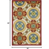 image:imageNourison Home Aloha Multicolor 6 x 9 Area Rug  Easy Clean Non Shedding Bed Room Living Room Dining Room Kitchen 6 x 9RedMulti