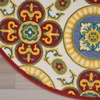 image:imageNourison Home Aloha Multicolor 6 x 9 Area Rug  Easy Clean Non Shedding Bed Room Living Room Dining Room Kitchen 6 x 9RedMulti