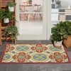 image:imageNourison Home Aloha Multicolor 6 x 9 Area Rug  Easy Clean Non Shedding Bed Room Living Room Dining Room Kitchen 6 x 9RedMulti
