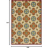 image:imageNourison Home Aloha Multicolor 6 x 9 Area Rug  Easy Clean Non Shedding Bed Room Living Room Dining Room Kitchen 6 x 9RedMulti