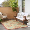 image:imageNourison Home Aloha Multicolor 6 x 9 Area Rug  Easy Clean Non Shedding Bed Room Living Room Dining Room Kitchen 6 x 9RedMulti