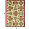 image:imageNourison Home Aloha Multicolor 6 x 9 Area Rug  Easy Clean Non Shedding Bed Room Living Room Dining Room Kitchen 6 x 9RedMulti