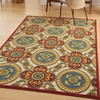 image:imageNourison Home Aloha Multicolor 6 x 9 Area Rug  Easy Clean Non Shedding Bed Room Living Room Dining Room Kitchen 6 x 9RedMulti
