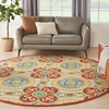 image:imageNourison Home Aloha Multicolor 6 x 9 Area Rug  Easy Clean Non Shedding Bed Room Living Room Dining Room Kitchen 6 x 9RedMulti