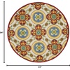 image:imageNourison Home Aloha Multicolor 6 x 9 Area Rug  Easy Clean Non Shedding Bed Room Living Room Dining Room Kitchen 6 x 9RedMulti