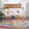 image:imageNourison Home Aloha Multicolor 9 x 12 Area Rug  Easy Clean Non Shedding Bed Room Living Room Dining Room Kitchen 9 x 12