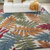 image:imageNourison Home Aloha Multicolor 9 x 12 Area Rug  Easy Clean Non Shedding Bed Room Living Room Dining Room Kitchen 9 x 12