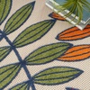 image:imageNourison Home Aloha Multicolor 9 x 12 Area Rug  Easy Clean Non Shedding Bed Room Living Room Dining Room Kitchen 9 x 12