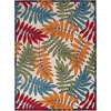 image:imageNourison Home Aloha Multicolor 9 x 12 Area Rug  Easy Clean Non Shedding Bed Room Living Room Dining Room Kitchen 9 x 12