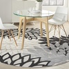 image:imageNourison Home Aloha Natural 3 x 5 Area Rug  Easy Clean Non Shedding Bed Room Living Room Dining Room Kitchen 3 x 5Black White