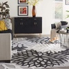 image:imageNourison Home Aloha Natural 3 x 5 Area Rug  Easy Clean Non Shedding Bed Room Living Room Dining Room Kitchen 3 x 5Black White