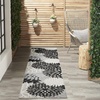 image:imageNourison Home Aloha Natural 3 x 5 Area Rug  Easy Clean Non Shedding Bed Room Living Room Dining Room Kitchen 3 x 5Black White
