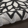 image:imageNourison Home Aloha Natural 3 x 5 Area Rug  Easy Clean Non Shedding Bed Room Living Room Dining Room Kitchen 3 x 5Black White