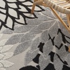 image:imageNourison Home Aloha Natural 3 x 5 Area Rug  Easy Clean Non Shedding Bed Room Living Room Dining Room Kitchen 3 x 5Black White