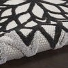 image:imageNourison Home Aloha Natural 3 x 5 Area Rug  Easy Clean Non Shedding Bed Room Living Room Dining Room Kitchen 3 x 5Black White