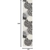 image:imageNourison Home Aloha Natural 3 x 5 Area Rug  Easy Clean Non Shedding Bed Room Living Room Dining Room Kitchen 3 x 5Black White