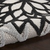 image:imageNourison Home Aloha Natural 3 x 5 Area Rug  Easy Clean Non Shedding Bed Room Living Room Dining Room Kitchen 3 x 5Black White