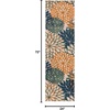 image:imageNourison Home Aloha Natural 3 x 5 Area Rug  Easy Clean Non Shedding Bed Room Living Room Dining Room Kitchen 3 x 5Blue Green