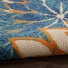 image:imageNourison Home Aloha Natural 3 x 5 Area Rug  Easy Clean Non Shedding Bed Room Living Room Dining Room Kitchen 3 x 5Blue Green