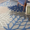 image:imageNourison Home Aloha Natural 3 x 5 Area Rug  Easy Clean Non Shedding Bed Room Living Room Dining Room Kitchen 3 x 5Blue Multicolor