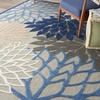 image:imageNourison Home Aloha Natural 3 x 5 Area Rug  Easy Clean Non Shedding Bed Room Living Room Dining Room Kitchen 3 x 5Blue Multicolor