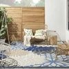 image:imageNourison Home Aloha Natural 3 x 5 Area Rug  Easy Clean Non Shedding Bed Room Living Room Dining Room Kitchen 3 x 5Blue Multicolor