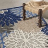 image:imageNourison Home Aloha Natural 3 x 5 Area Rug  Easy Clean Non Shedding Bed Room Living Room Dining Room Kitchen 3 x 5Blue Multicolor