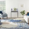 image:imageNourison Home Aloha Natural 3 x 5 Area Rug  Easy Clean Non Shedding Bed Room Living Room Dining Room Kitchen 3 x 5Blue Multicolor