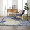 image:imageNourison Home Aloha Natural 3 x 5 Area Rug  Easy Clean Non Shedding Bed Room Living Room Dining Room Kitchen 3 x 5Blue Multicolor