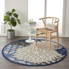 image:imageNourison Home Aloha Natural 3 x 5 Area Rug  Easy Clean Non Shedding Bed Room Living Room Dining Room Kitchen 3 x 5Blue Multicolor