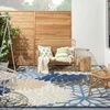 image:imageNourison Home Aloha Natural 3 x 5 Area Rug  Easy Clean Non Shedding Bed Room Living Room Dining Room Kitchen 3 x 5Blue Multicolor