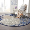 image:imageNourison Home Aloha Natural 3 x 5 Area Rug  Easy Clean Non Shedding Bed Room Living Room Dining Room Kitchen 3 x 5Blue Multicolor