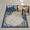 image:imageNourison Home Aloha Natural 3 x 5 Area Rug  Easy Clean Non Shedding Bed Room Living Room Dining Room Kitchen 3 x 5Blue Multicolor