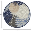 image:imageNourison Home Aloha Natural 3 x 5 Area Rug  Easy Clean Non Shedding Bed Room Living Room Dining Room Kitchen 3 x 5Blue Multicolor