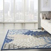 image:imageNourison Home Aloha Natural 3 x 5 Area Rug  Easy Clean Non Shedding Bed Room Living Room Dining Room Kitchen 3 x 5Blue Multicolor