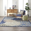 image:imageNourison Home Aloha Natural 3 x 5 Area Rug  Easy Clean Non Shedding Bed Room Living Room Dining Room Kitchen 3 x 5Blue Multicolor