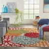 image:imageNourison Home Aloha Natural 3 x 5 Area Rug  Easy Clean Non Shedding Bed Room Living Room Dining Room Kitchen 3 x 5Green