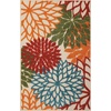 image:imageNourison Home Aloha Natural 3 x 5 Area Rug  Easy Clean Non Shedding Bed Room Living Room Dining Room Kitchen 3 x 5Green