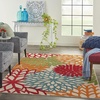 image:imageNourison Home Aloha Natural 3 x 5 Area Rug  Easy Clean Non Shedding Bed Room Living Room Dining Room Kitchen 3 x 5Green