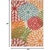 image:imageNourison Home Aloha Natural 3 x 5 Area Rug  Easy Clean Non Shedding Bed Room Living Room Dining Room Kitchen 3 x 5Green