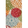 image:imageNourison Home Aloha Natural 3 x 5 Area Rug  Easy Clean Non Shedding Bed Room Living Room Dining Room Kitchen 3 x 5Green