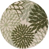 image:imageNourison Home Aloha Natural 3 x 5 Area Rug  Easy Clean Non Shedding Bed Room Living Room Dining Room Kitchen 3 x 5Ivory Green