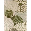 image:imageNourison Home Aloha Natural 3 x 5 Area Rug  Easy Clean Non Shedding Bed Room Living Room Dining Room Kitchen 3 x 5Ivory Green